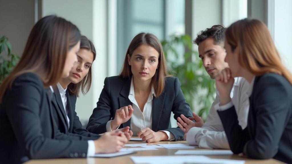 Профессионалы обсуждают проект в конференц-зале